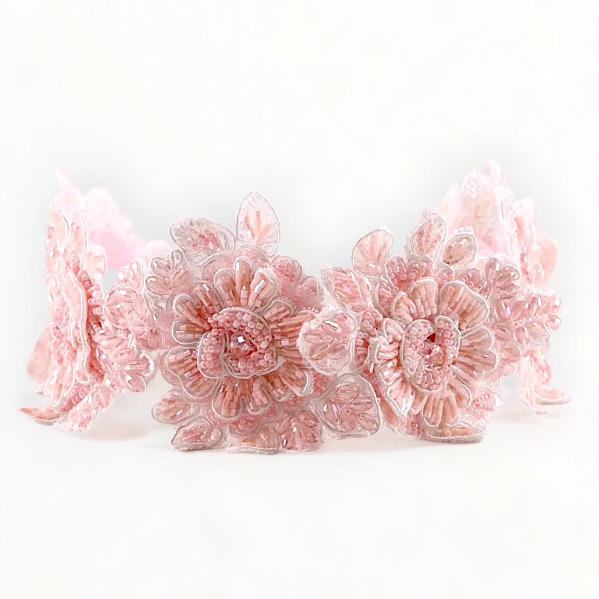 The Hadraniel  Girls Crystal Flower Headband