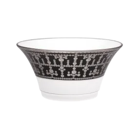 Tiara Black & Platinum Cereal Bowl