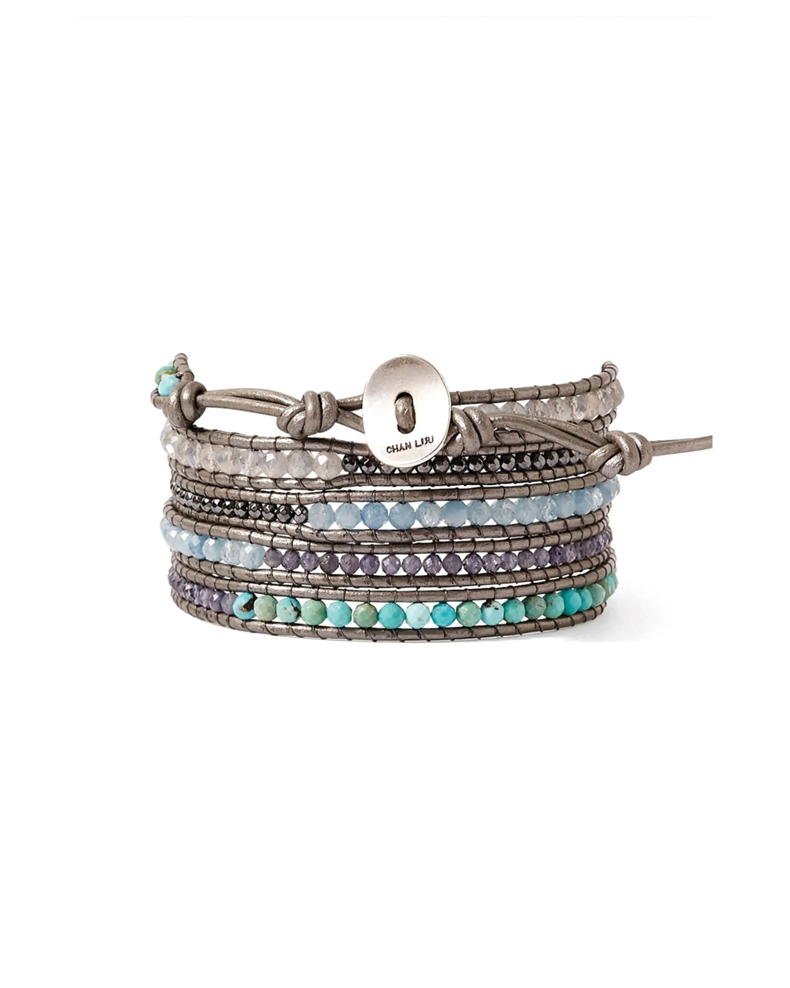 Turquoise 5 Wrap Bracelet
