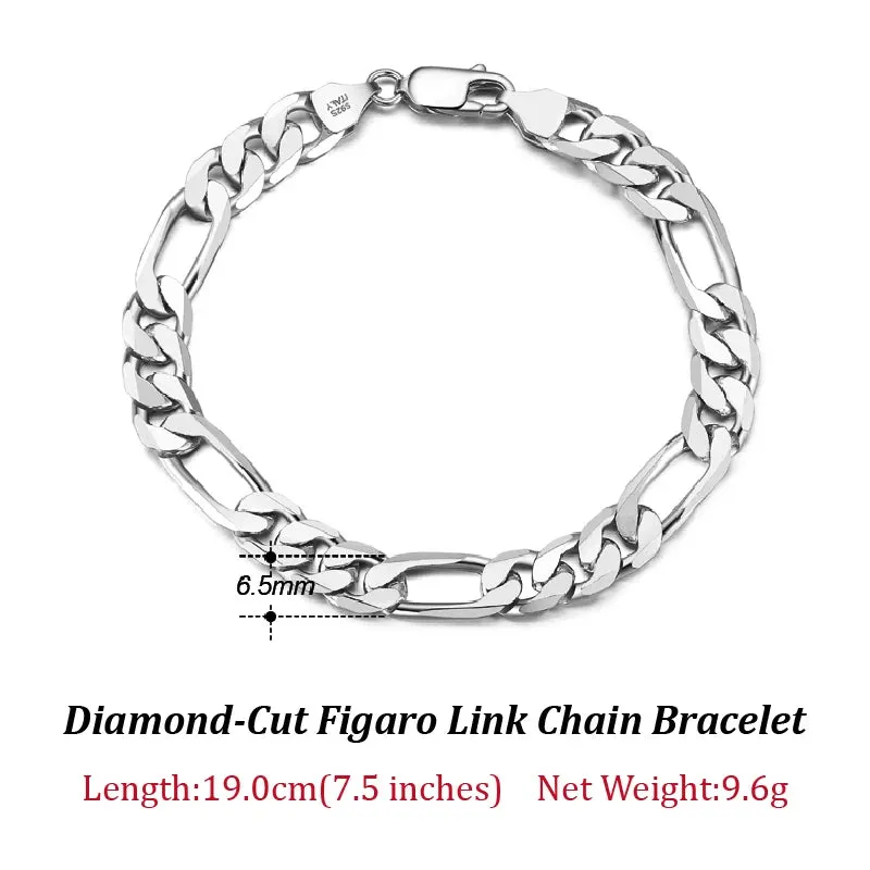 VAIGE 14K Gold Plated 925 Sterling Silver Paperclip Link Chain Bracelet - Adjustable Length, Gift Wrapped Velvet Pouch Included