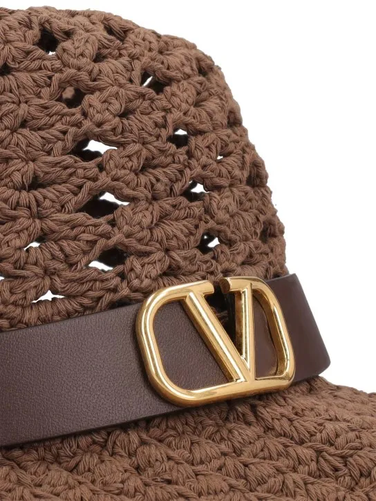 Valentino Garavani   Vlogo signature fedora hat 