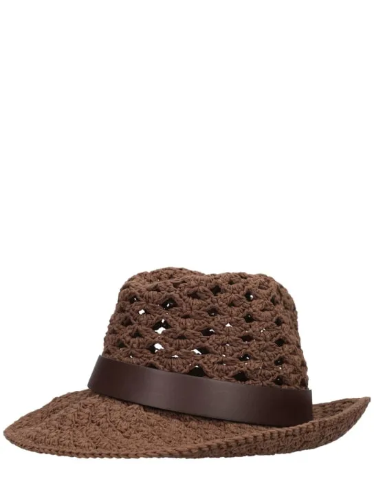 Valentino Garavani   Vlogo signature fedora hat 