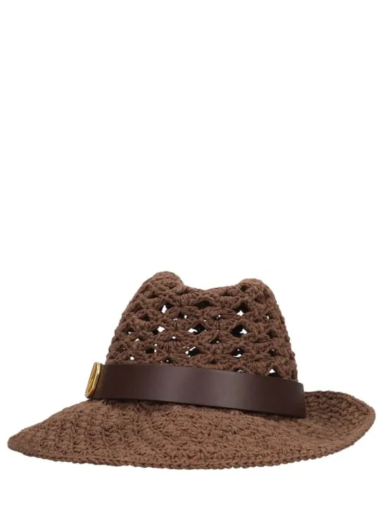 Valentino Garavani   Vlogo signature fedora hat 