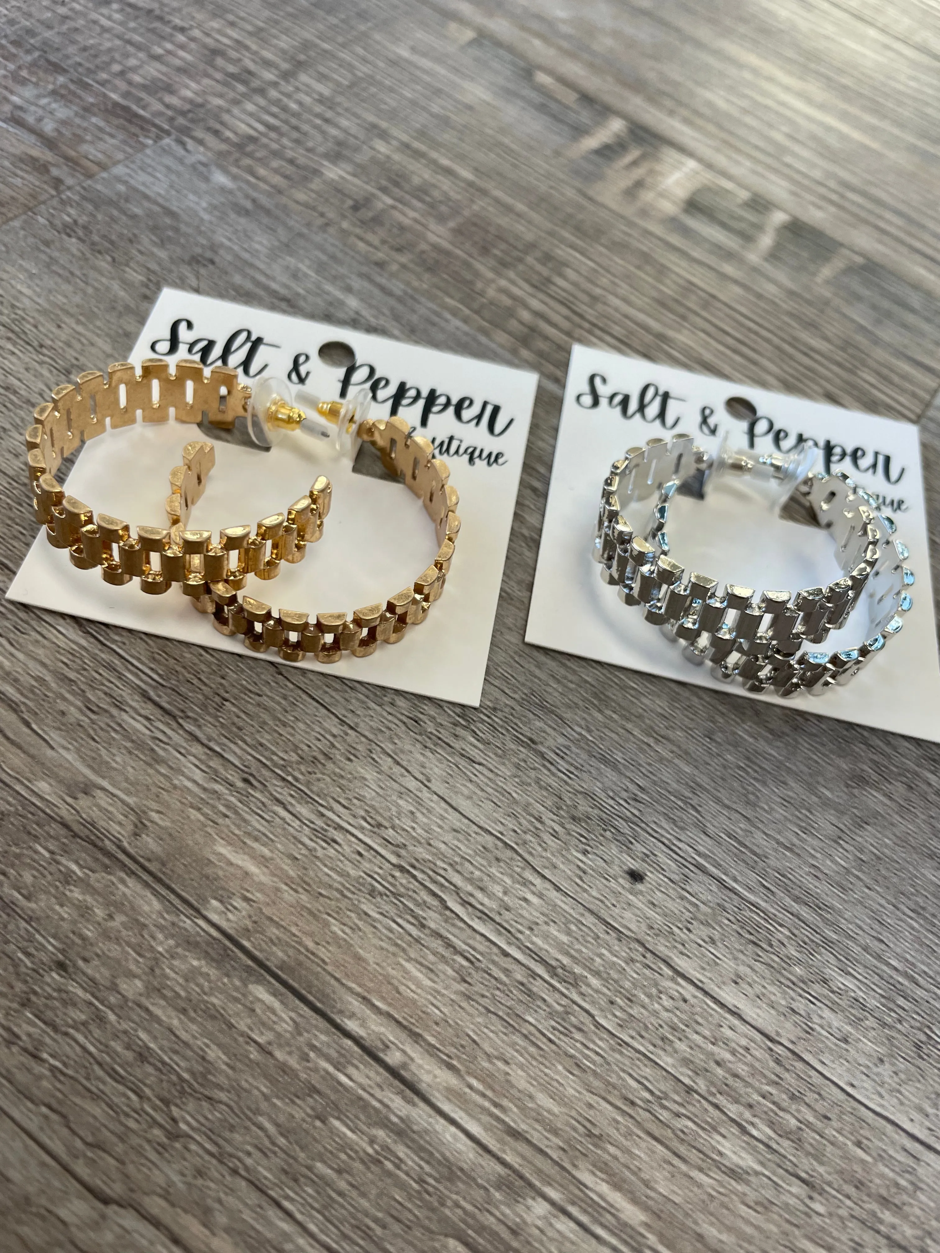 Watch Chain Large Hoop