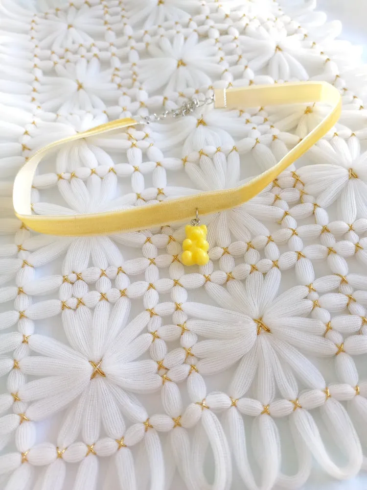 Yellow Gummy Bear Choker