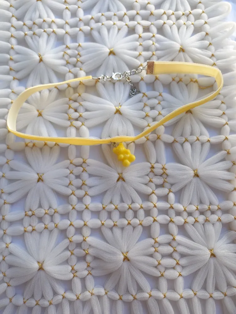 Yellow Gummy Bear Choker